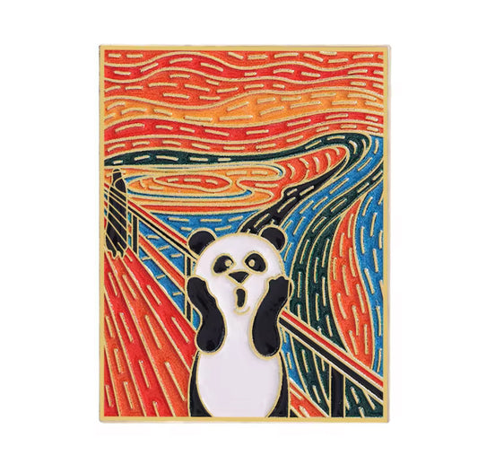 Expressionist Pandas - Enamel Pins
