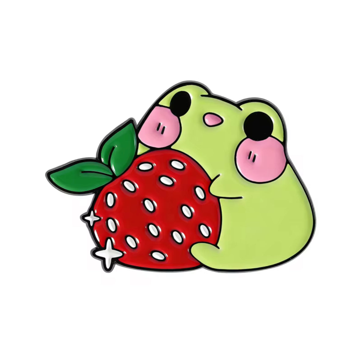 Strawberry Frog Collection - Enamel Pins